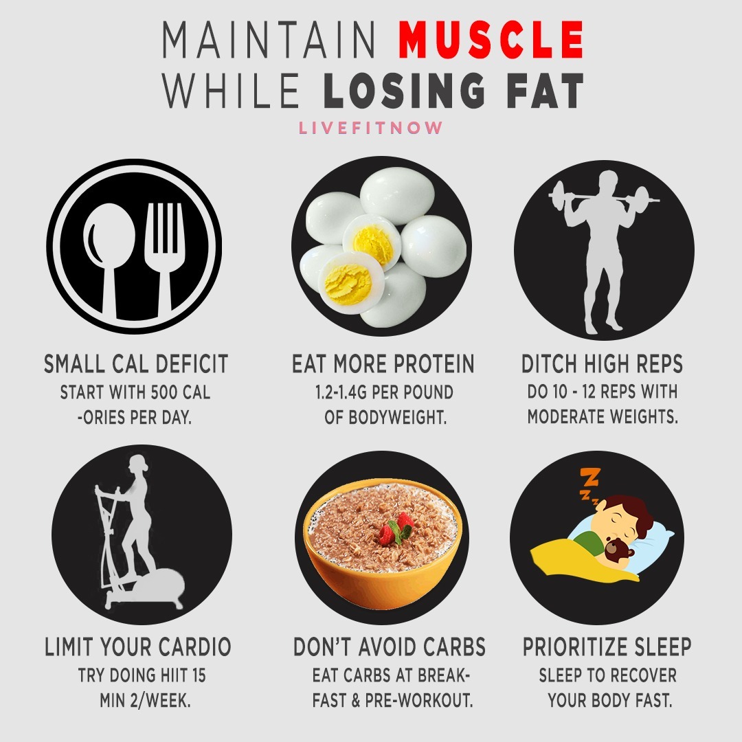 how to lose weight without losing muscle